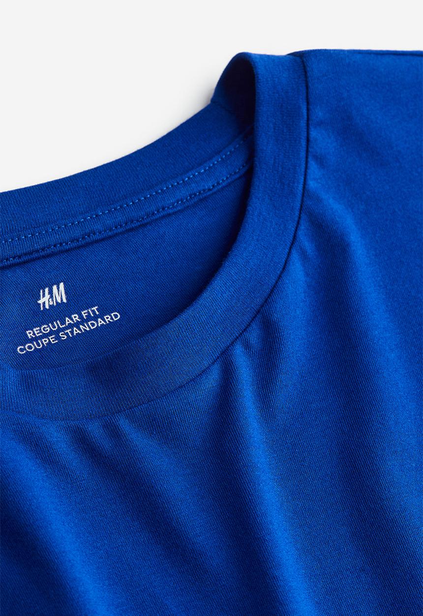 H&M - Regular fit T-shirt - blue