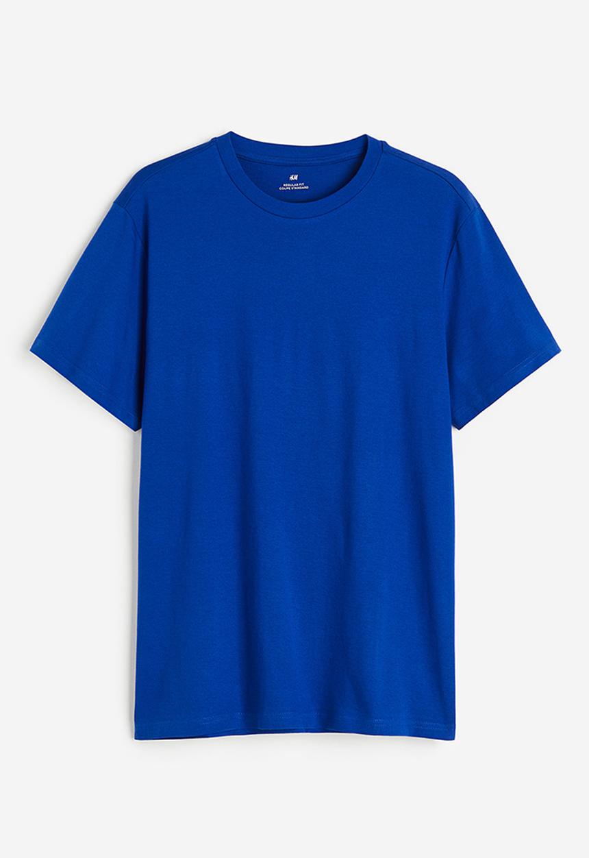 H&M - Regular fit T-shirt - blue