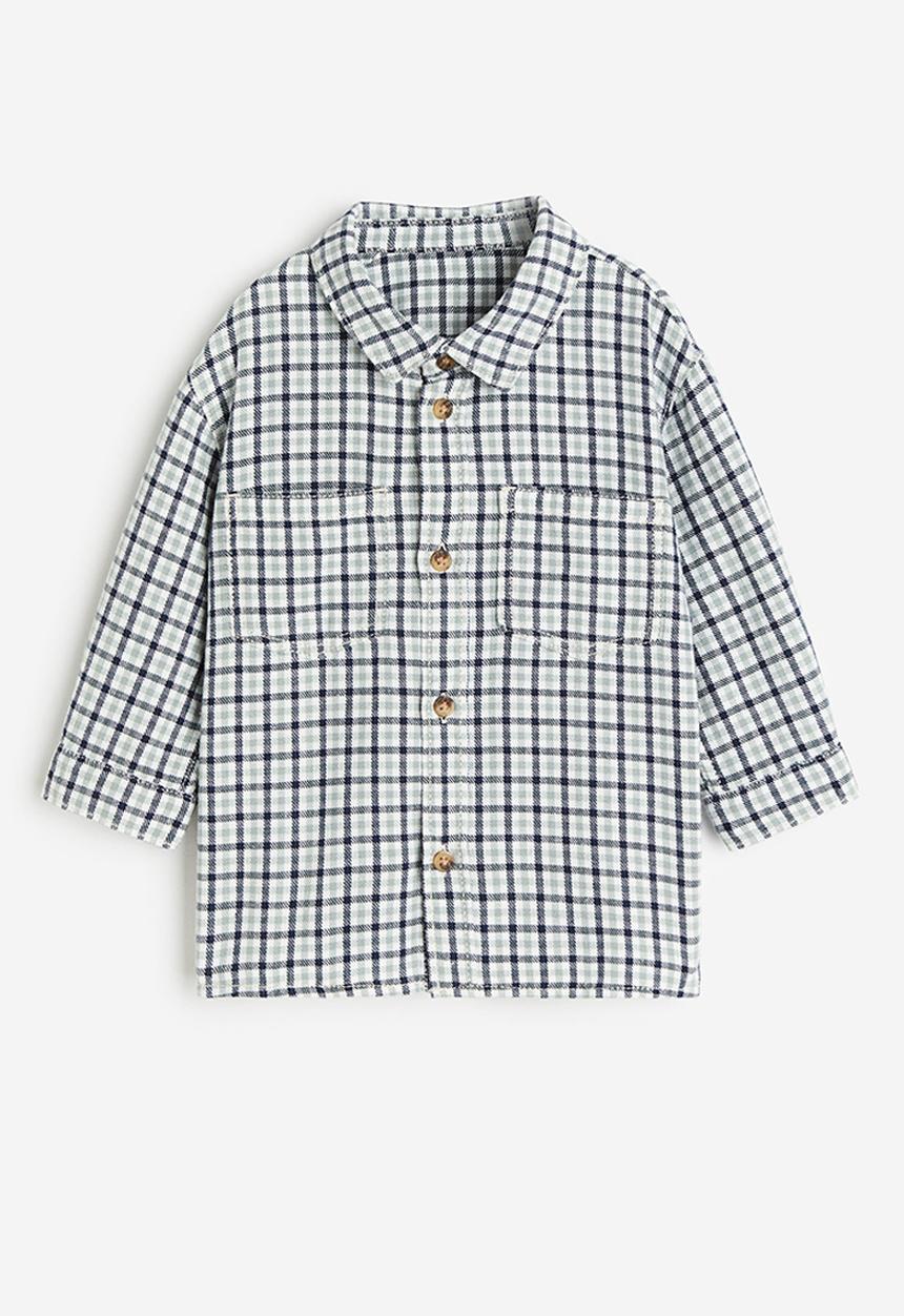 H&M - Cotton flannel shirt - blue