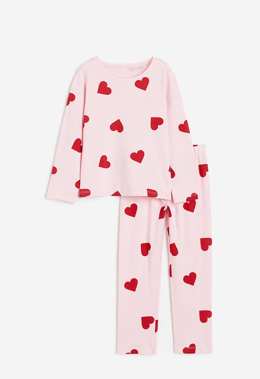 H&M - Cotton jersey pyjamas - pink