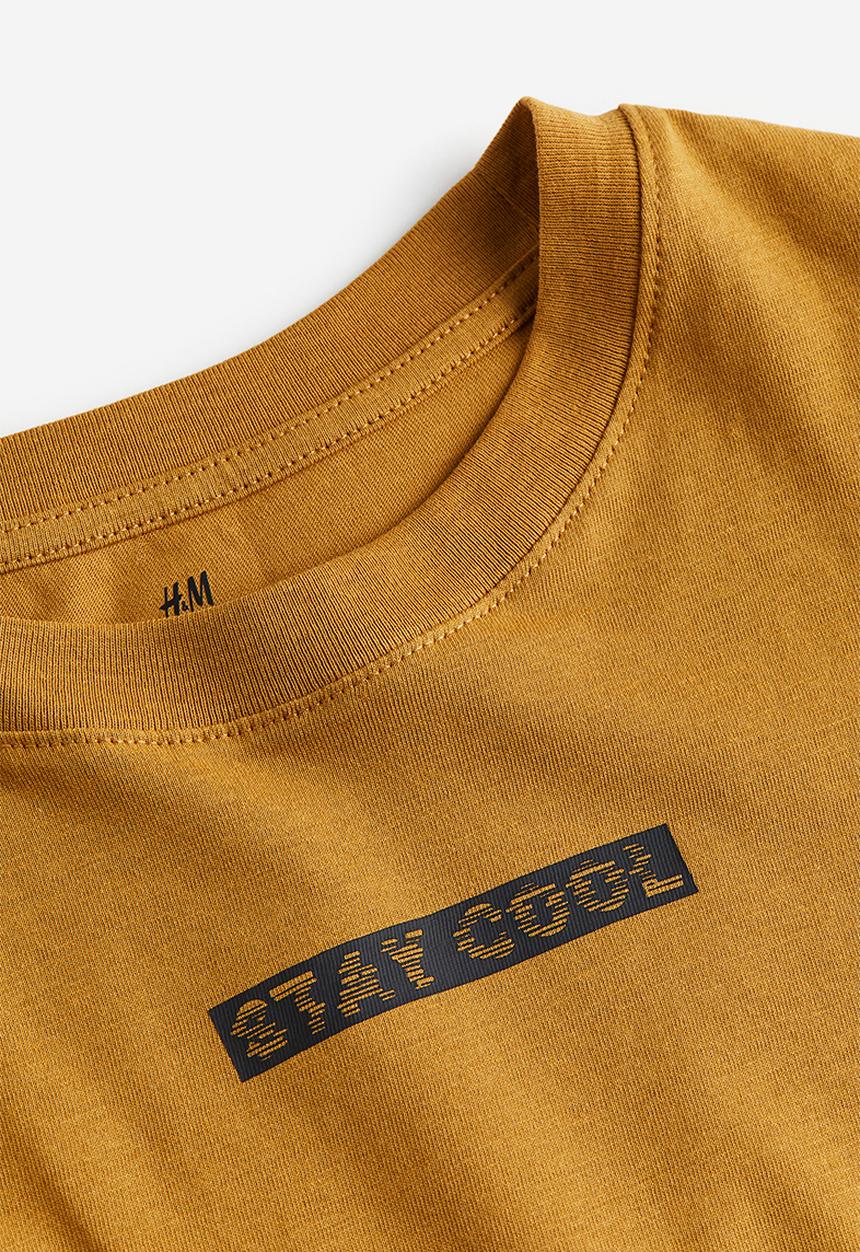H&M - Cotton t-shirt - brown