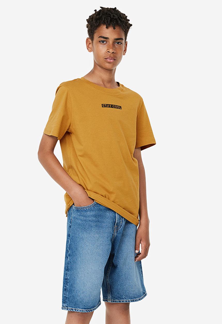 H&M - Cotton t-shirt - brown