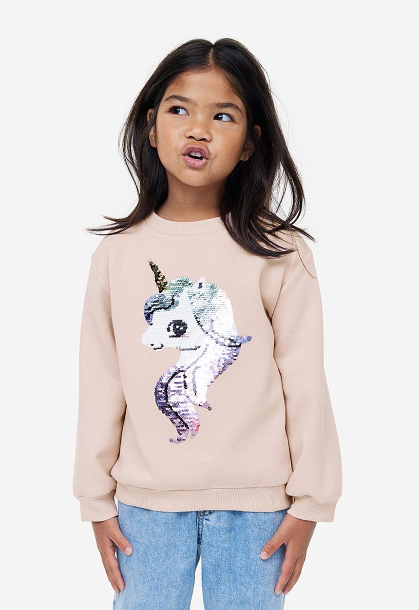 H&M - Motif-detail sweatshirt - pink