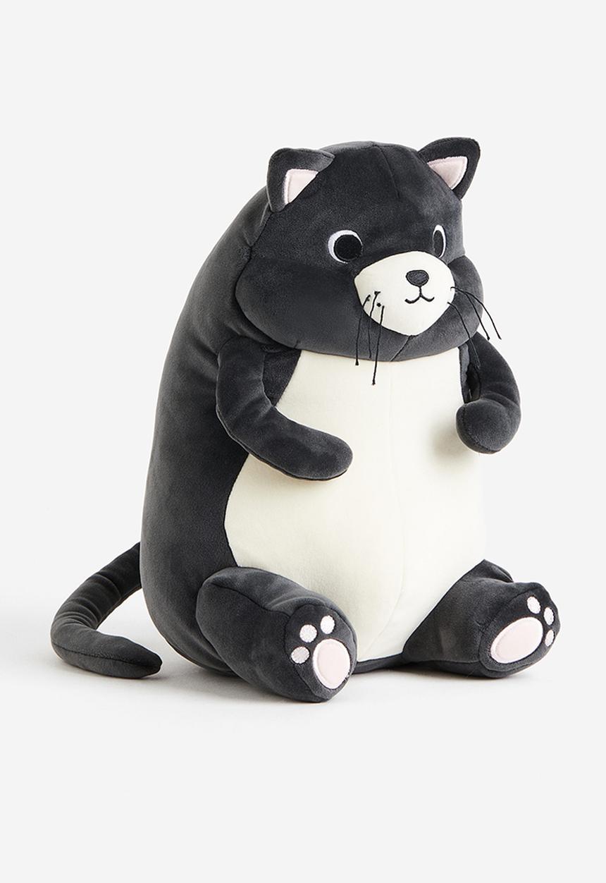 H&M - Cat soft toy - grey