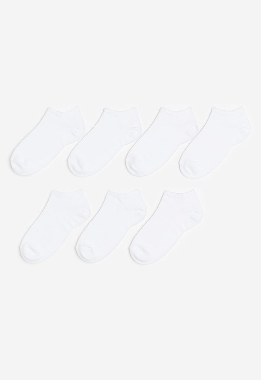 H&M - 7-Pack trainer socks - white