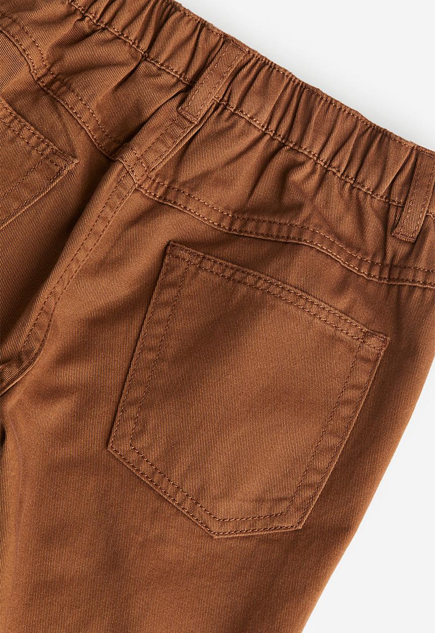 H&M - Relaxed tapered fit trousers - brown