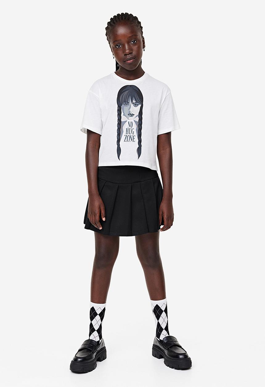H&M - Pleated skirt - black