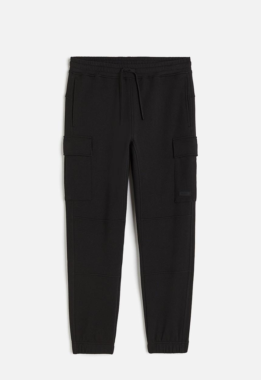 H&M - Drymove™ cotton cargo joggers - black