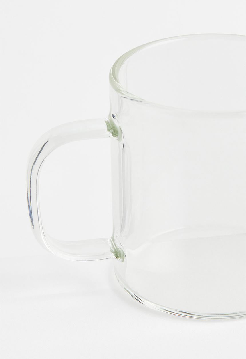 H&M - Small glass mug - transparent