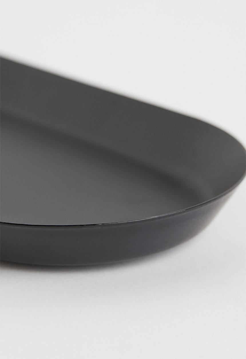 H&M - Small metal tray - black