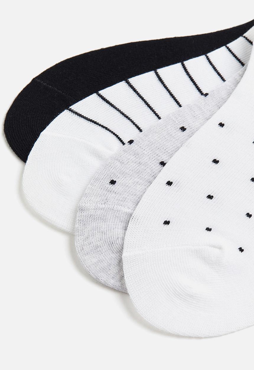 H&M - 7-Pack trainer socks - White Spotted