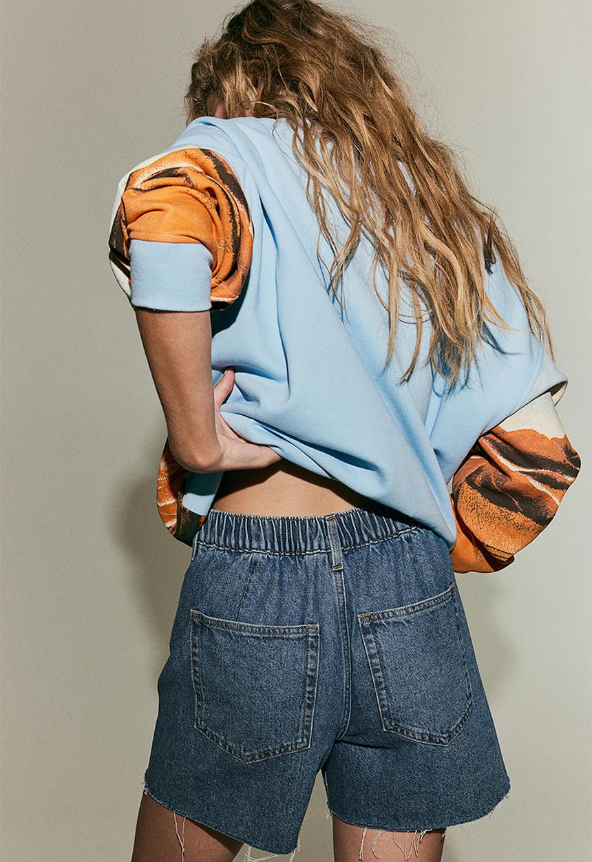 H&M - Denim shorts - blue