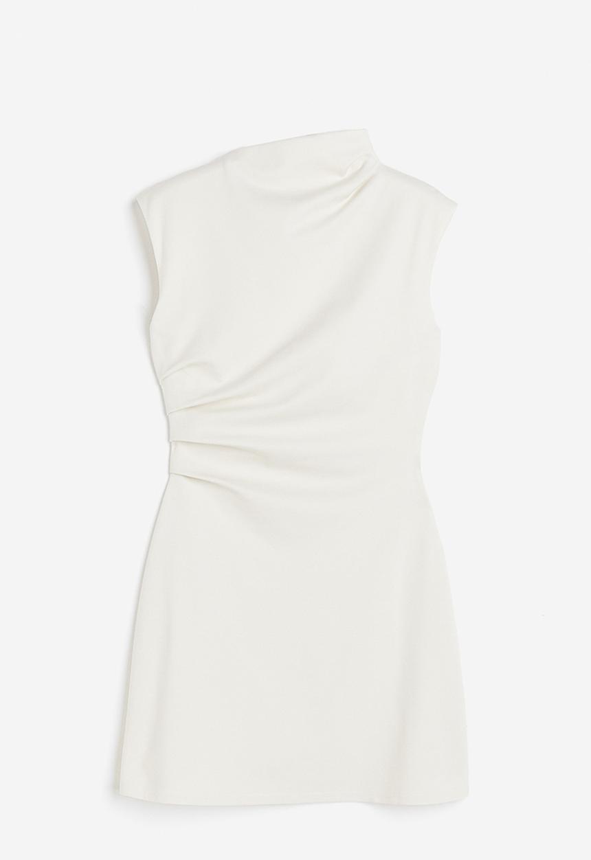 H&M - Draped dress - white