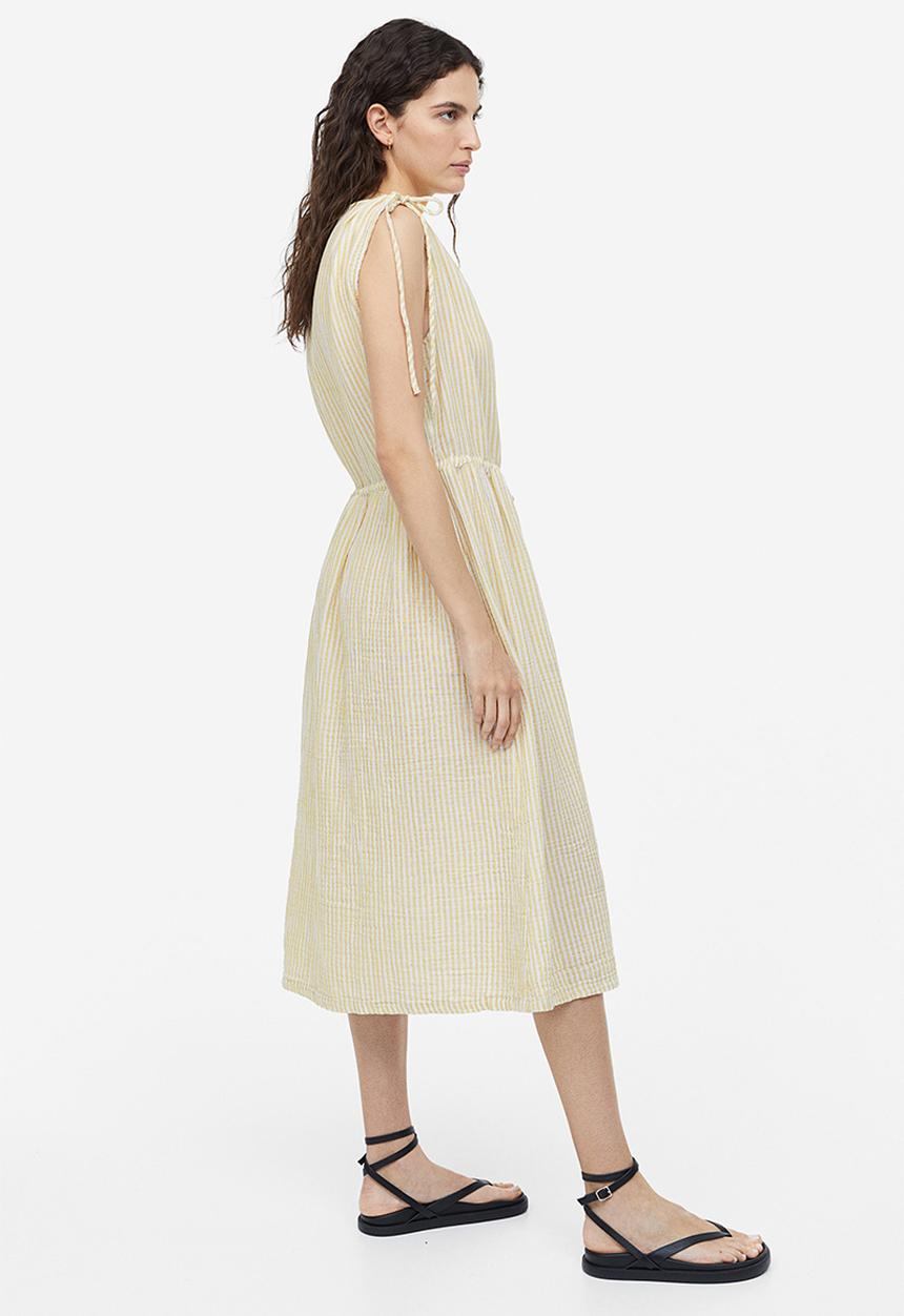 H&M - Drawstring-detail dress - beige
