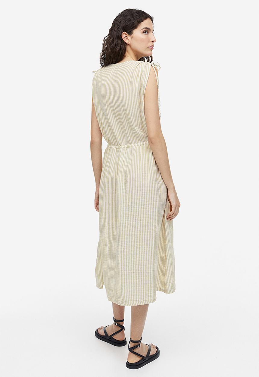 H&M - Drawstring-detail dress - beige