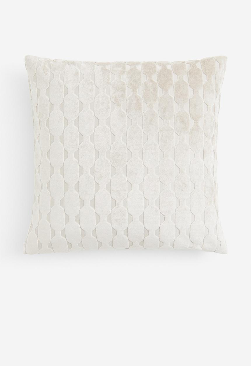 H&M - Patterned cushion cover - beige
