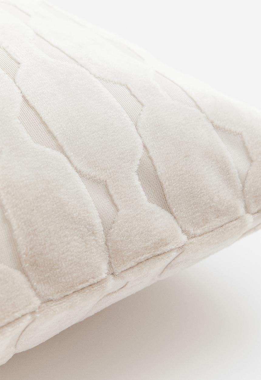 H&M - Patterned cushion cover - beige