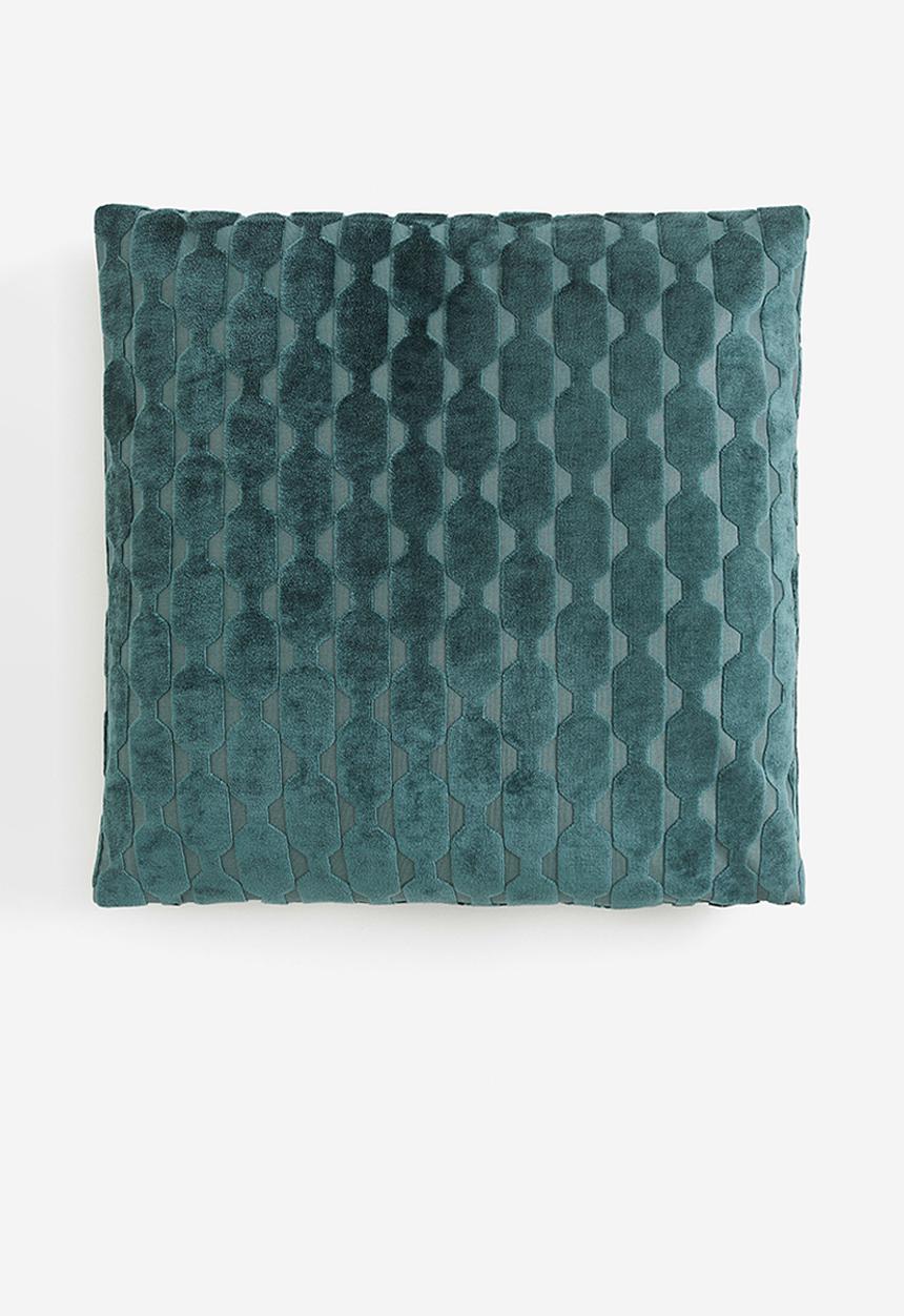 H&M - Patterned cushion cover - green