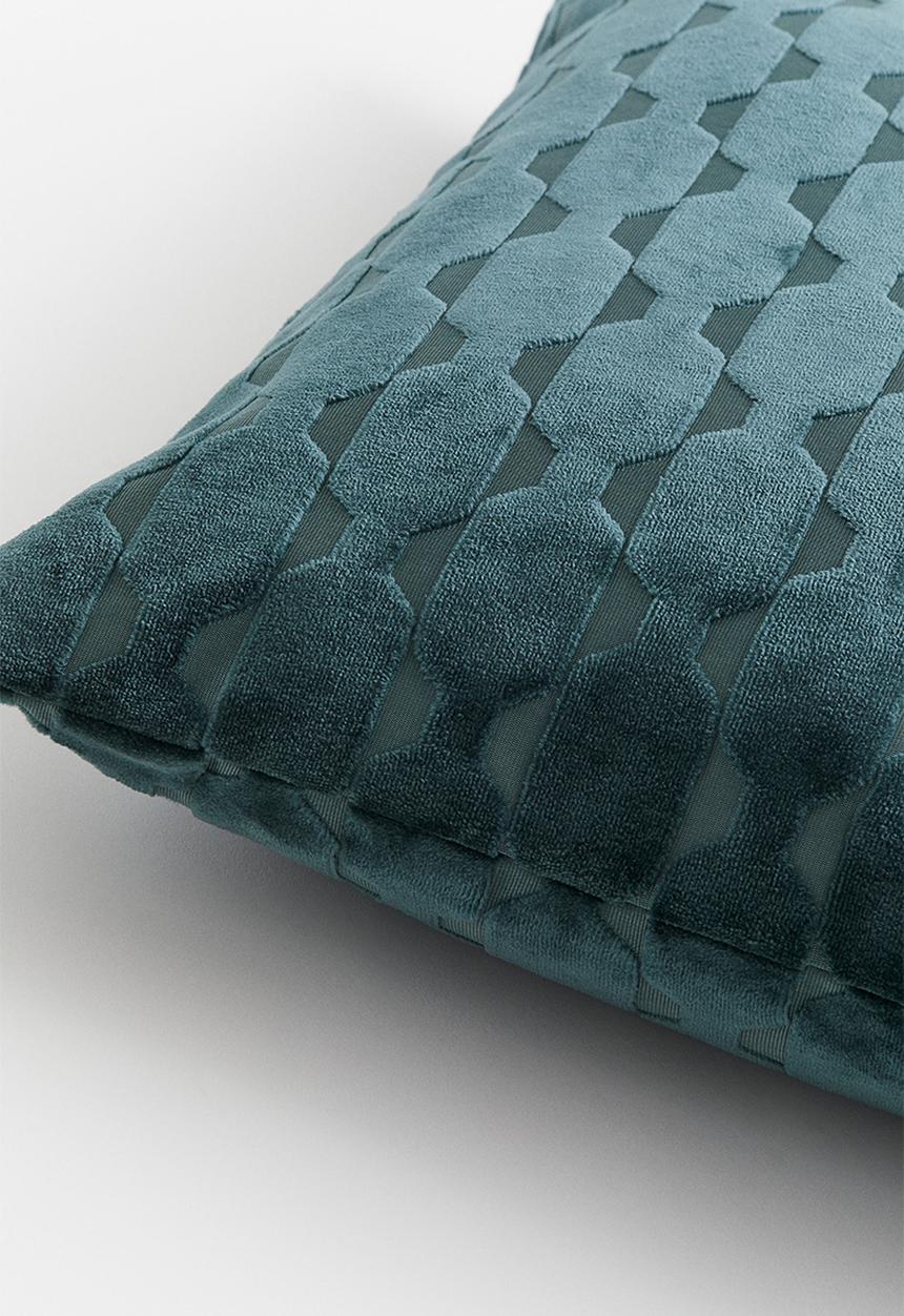 H&M - Patterned cushion cover - green