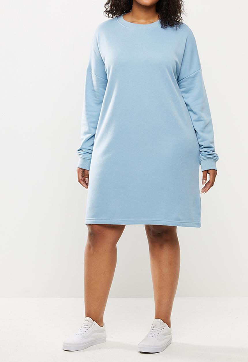 Missguided - Plus size sweater dresses - blue