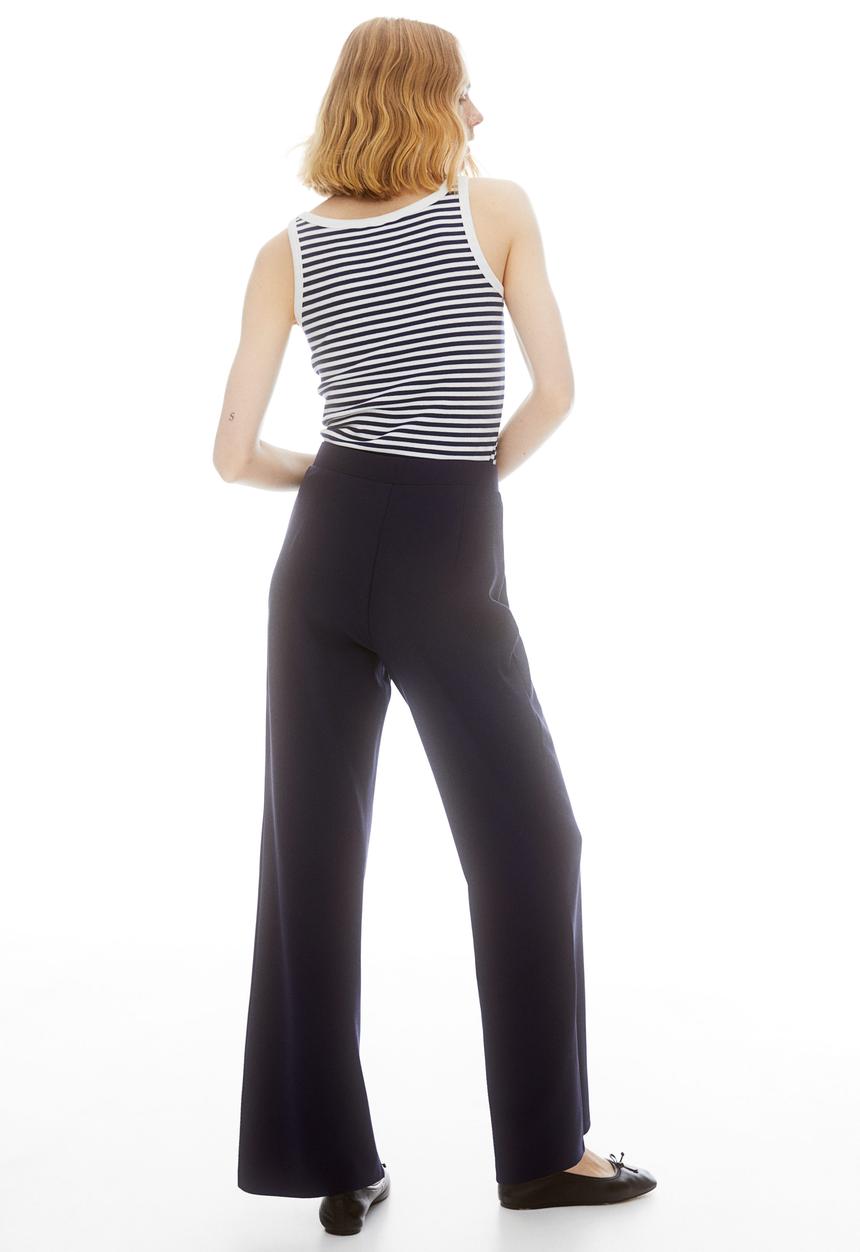 H&M - Button-front trousers - blue