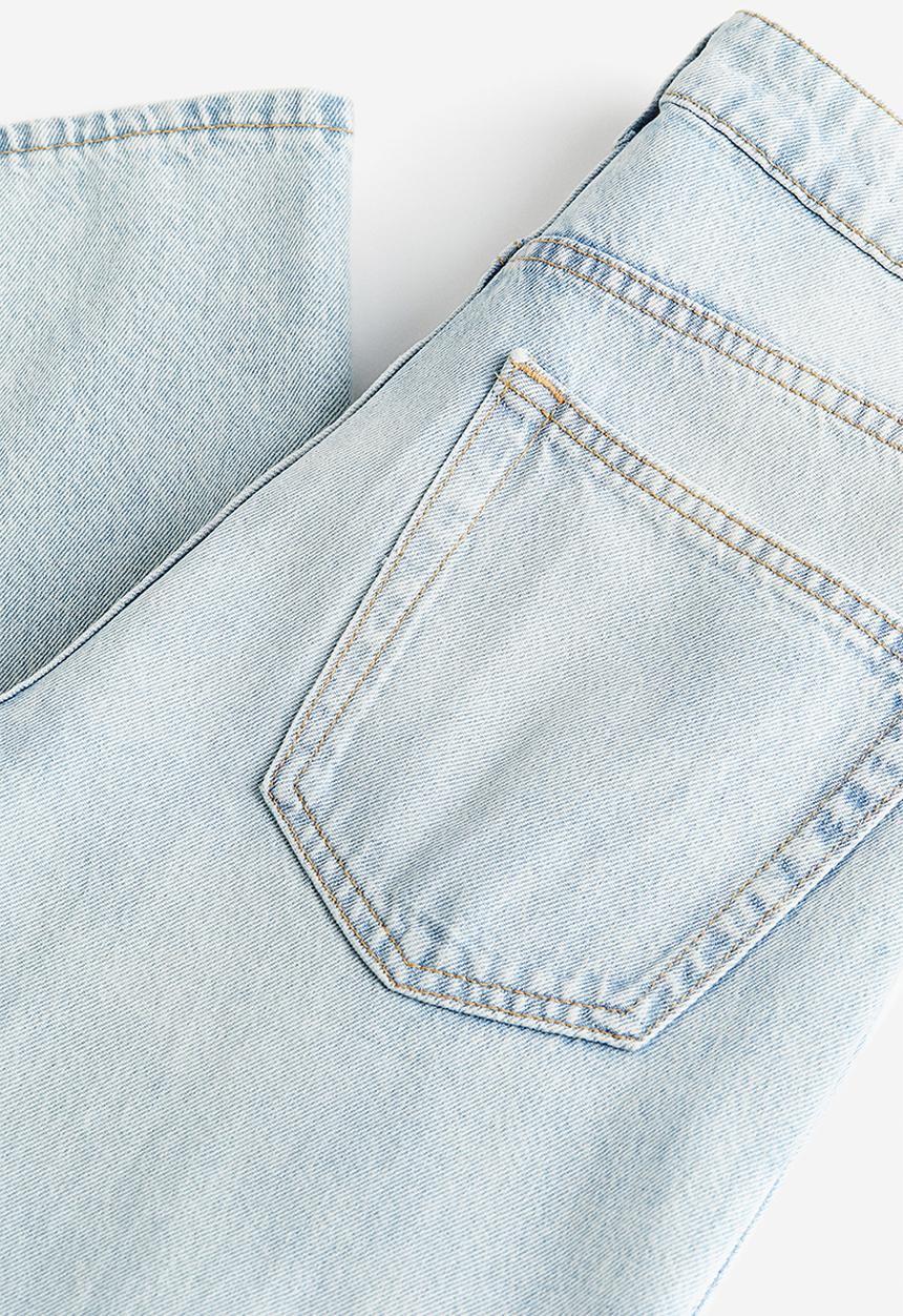 H&M - 90s baggy high jeans - blue