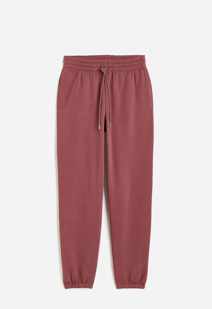 H&M - Cotton-blend sweatpants - brick red