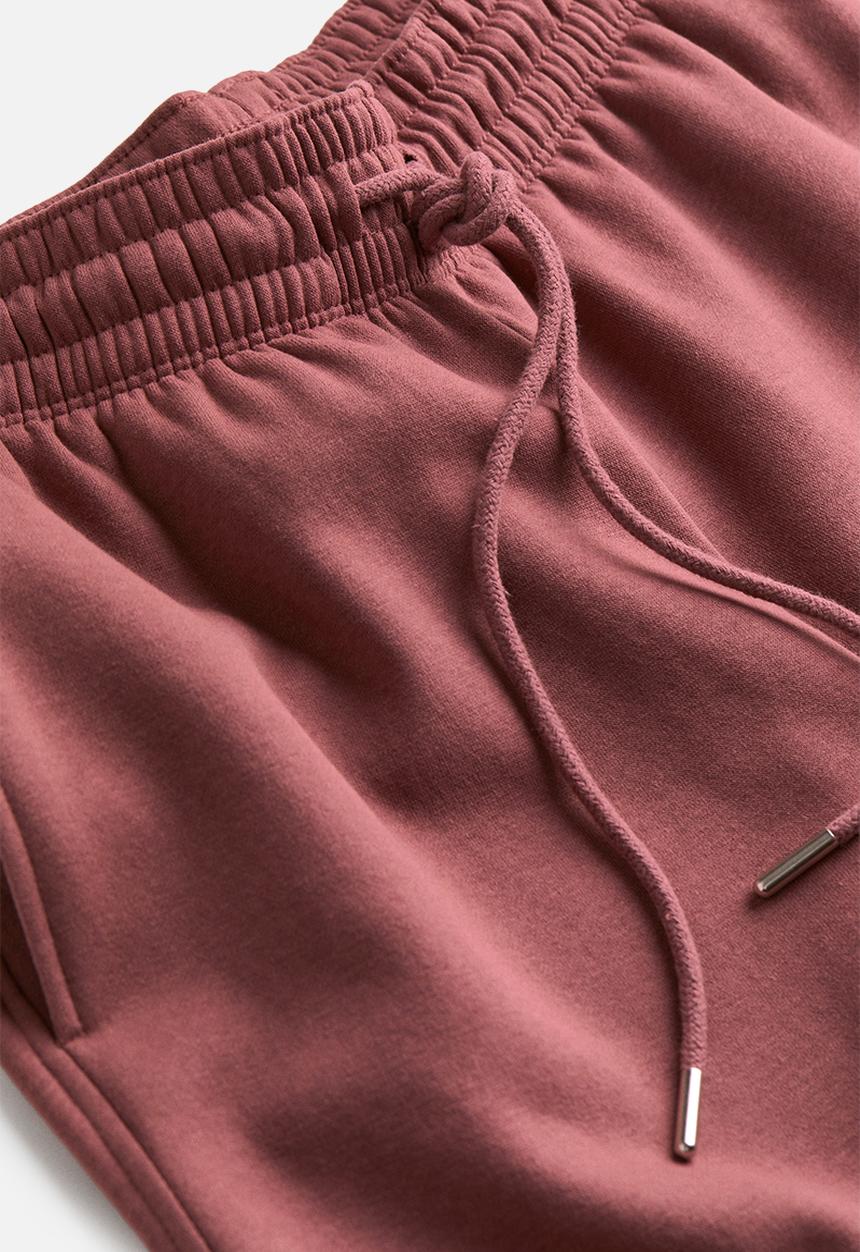 H&M - Cotton-blend sweatpants - brick red