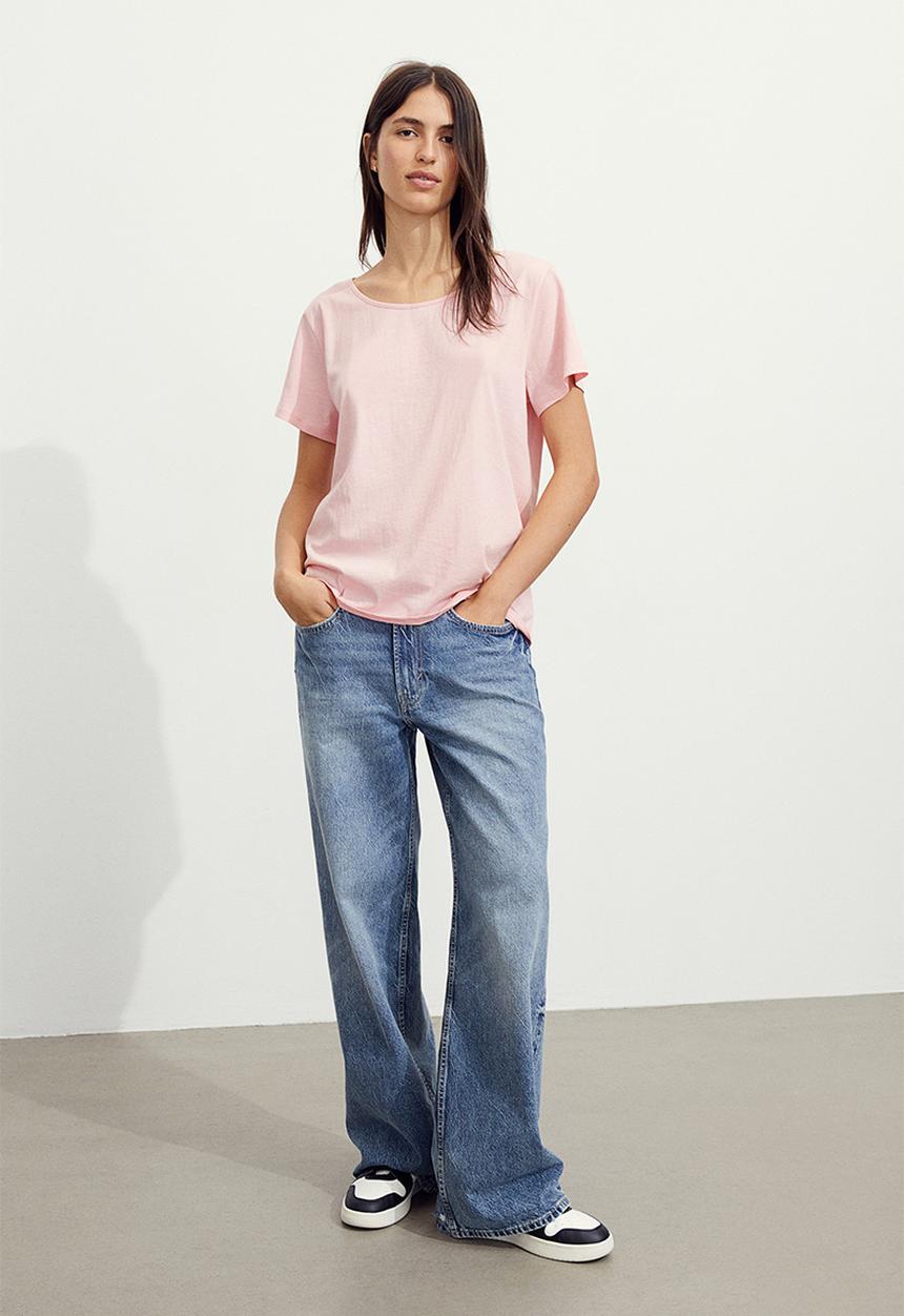 H&M - Cotton T-shirt - pink