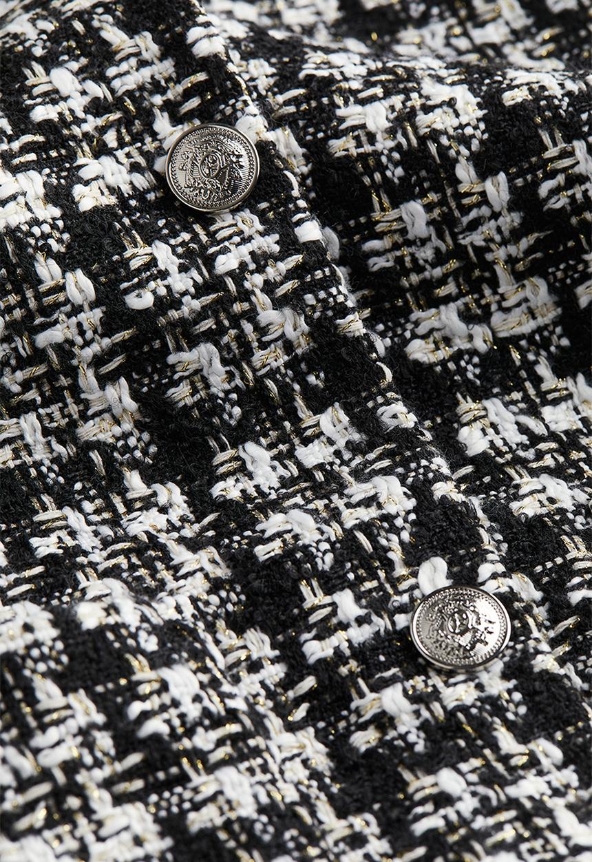 H&M - Bouclé jacket - black checked