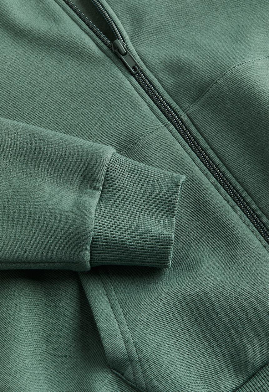H&M - Zip-through hoodie - green
