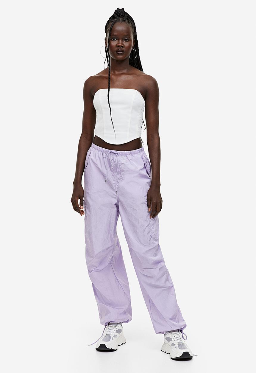 H&M - Cropped corset top - white