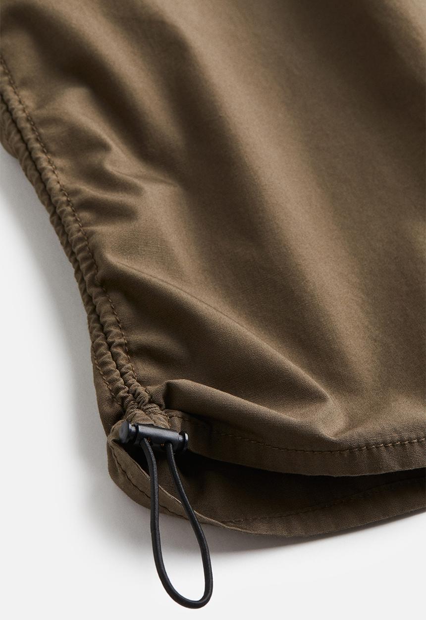 H&M - Cotton parachute skirt - green
