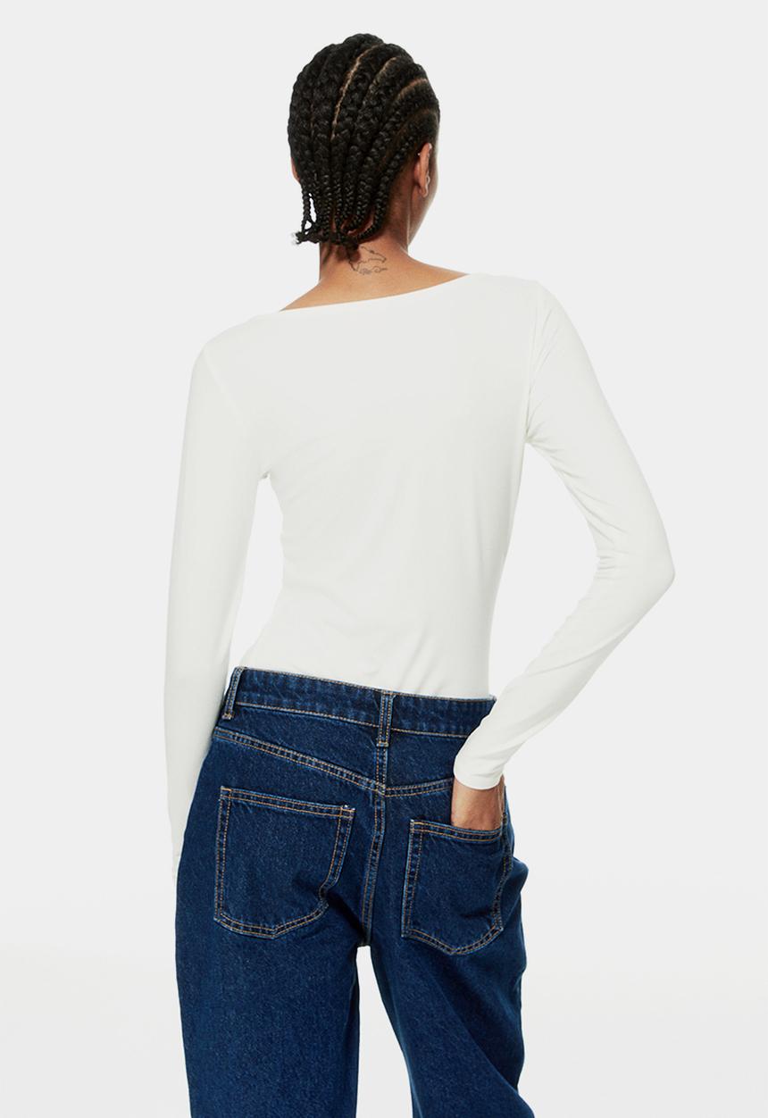 H&M - Jersey top - white
