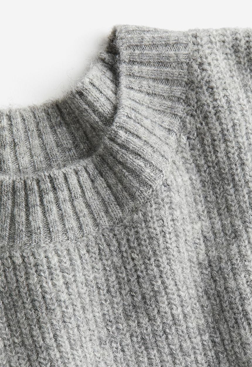 H&M - Rib-knit jumper - grey