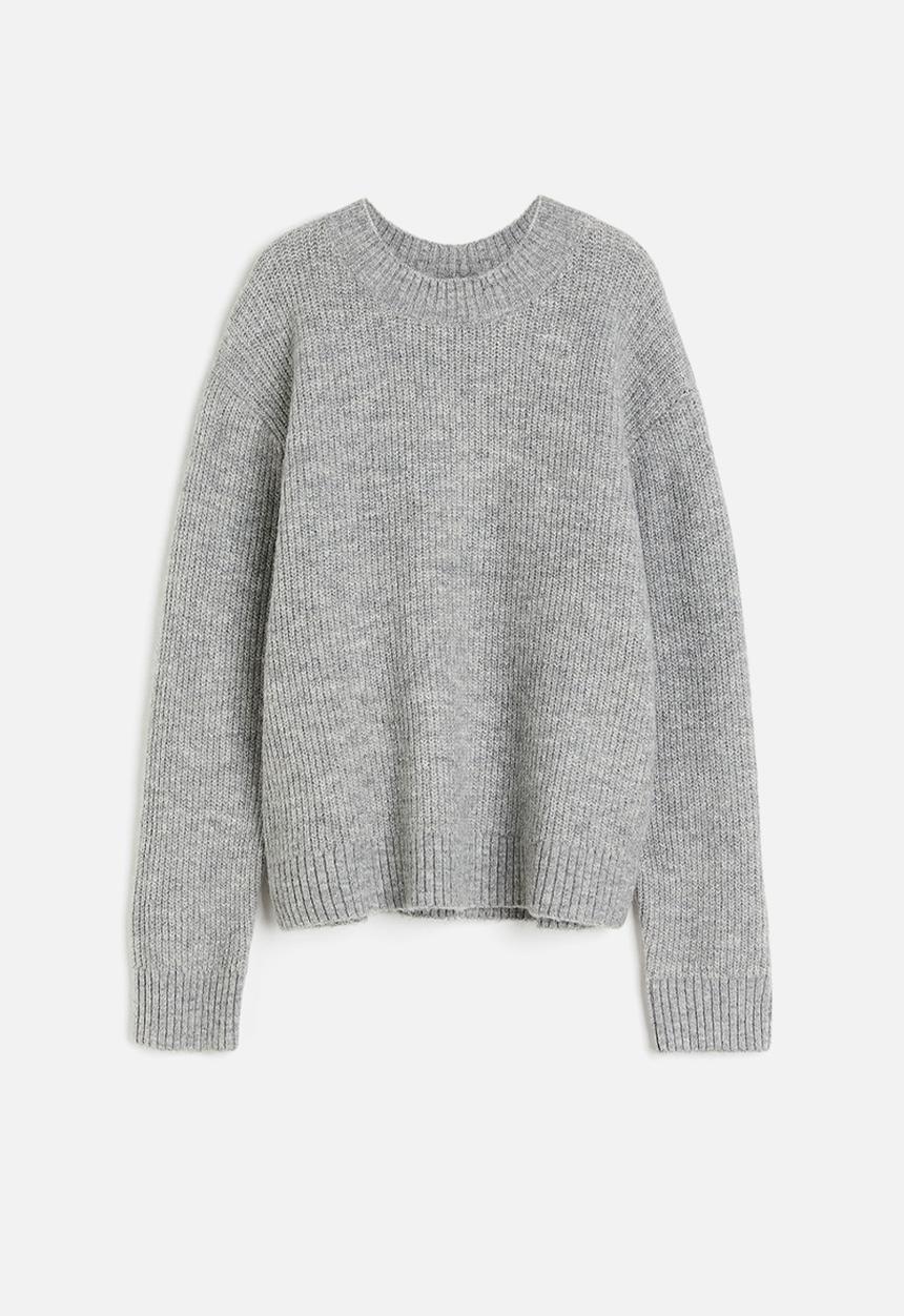 H&M - Rib-knit jumper - grey