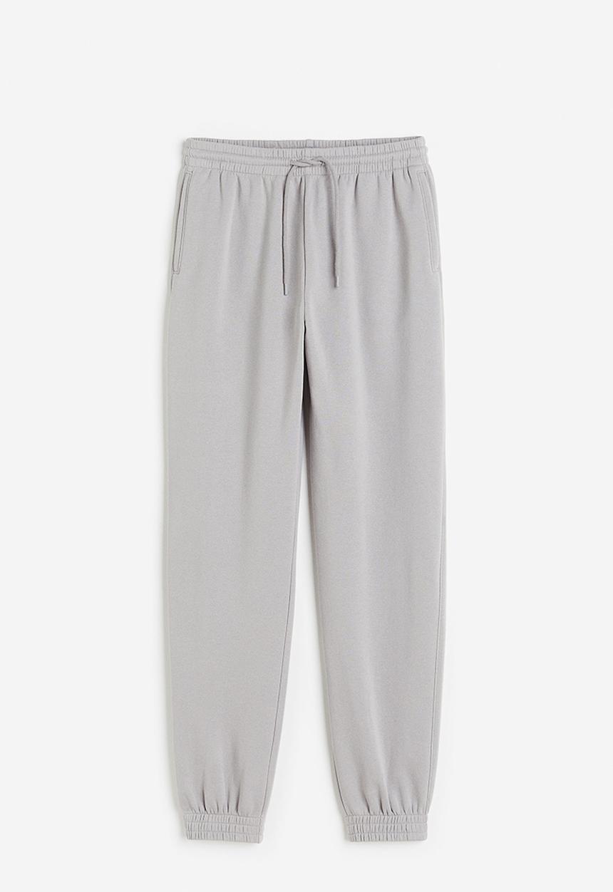 H&M - High-waisted joggers - grey