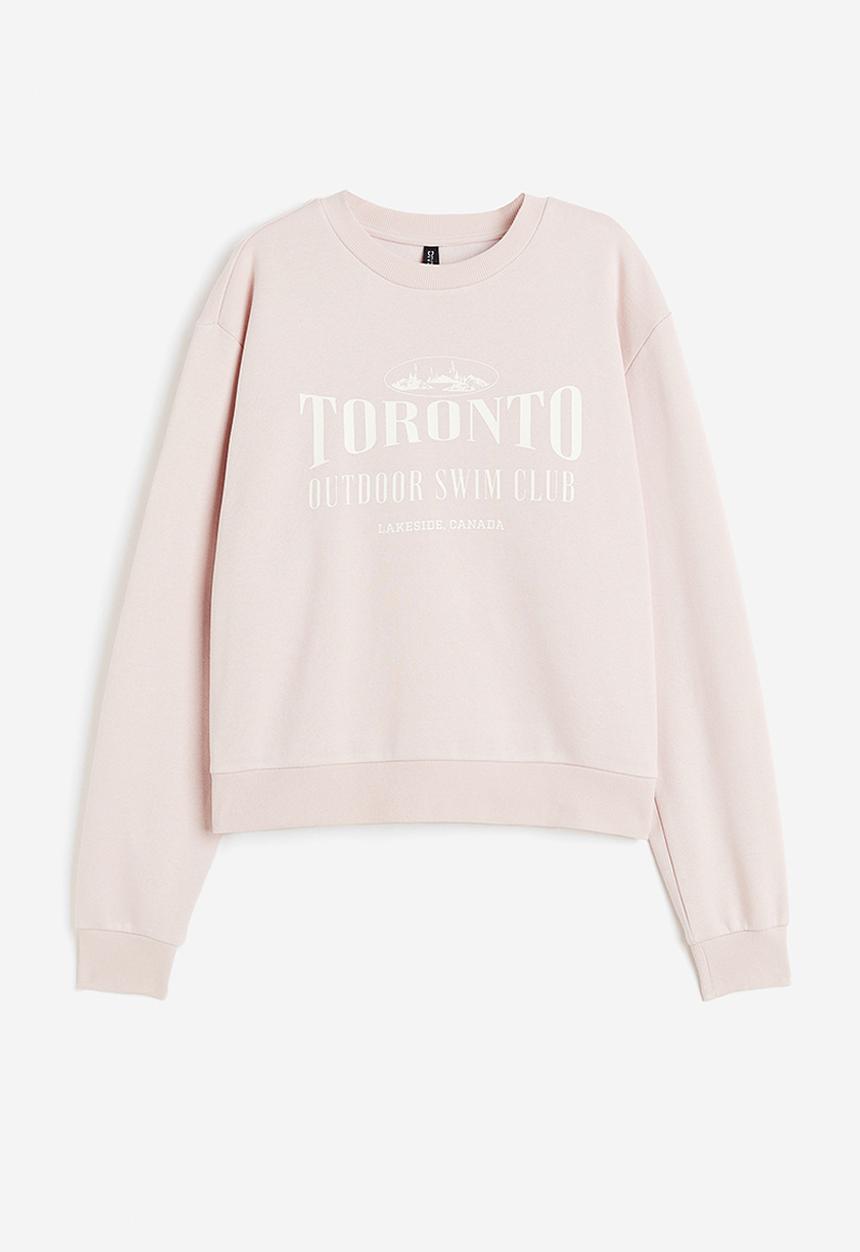 H&M - Printed sweatshirt - pink