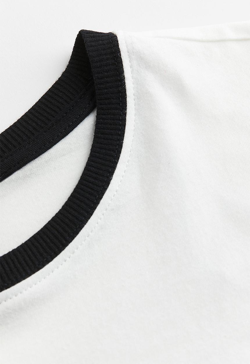 H&M - Printed t-shirt - white