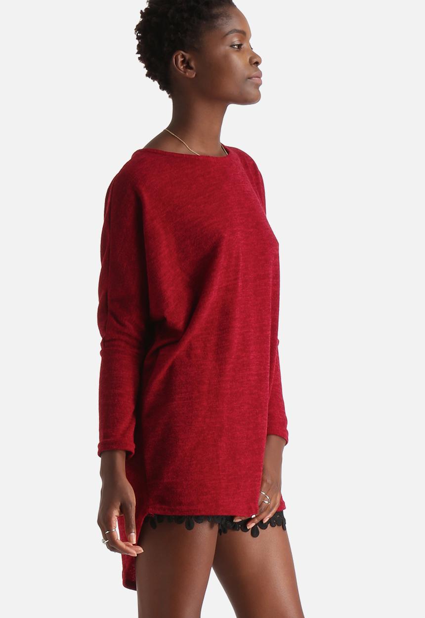 Influence. - Jersey Long Sleeve Tunic Top