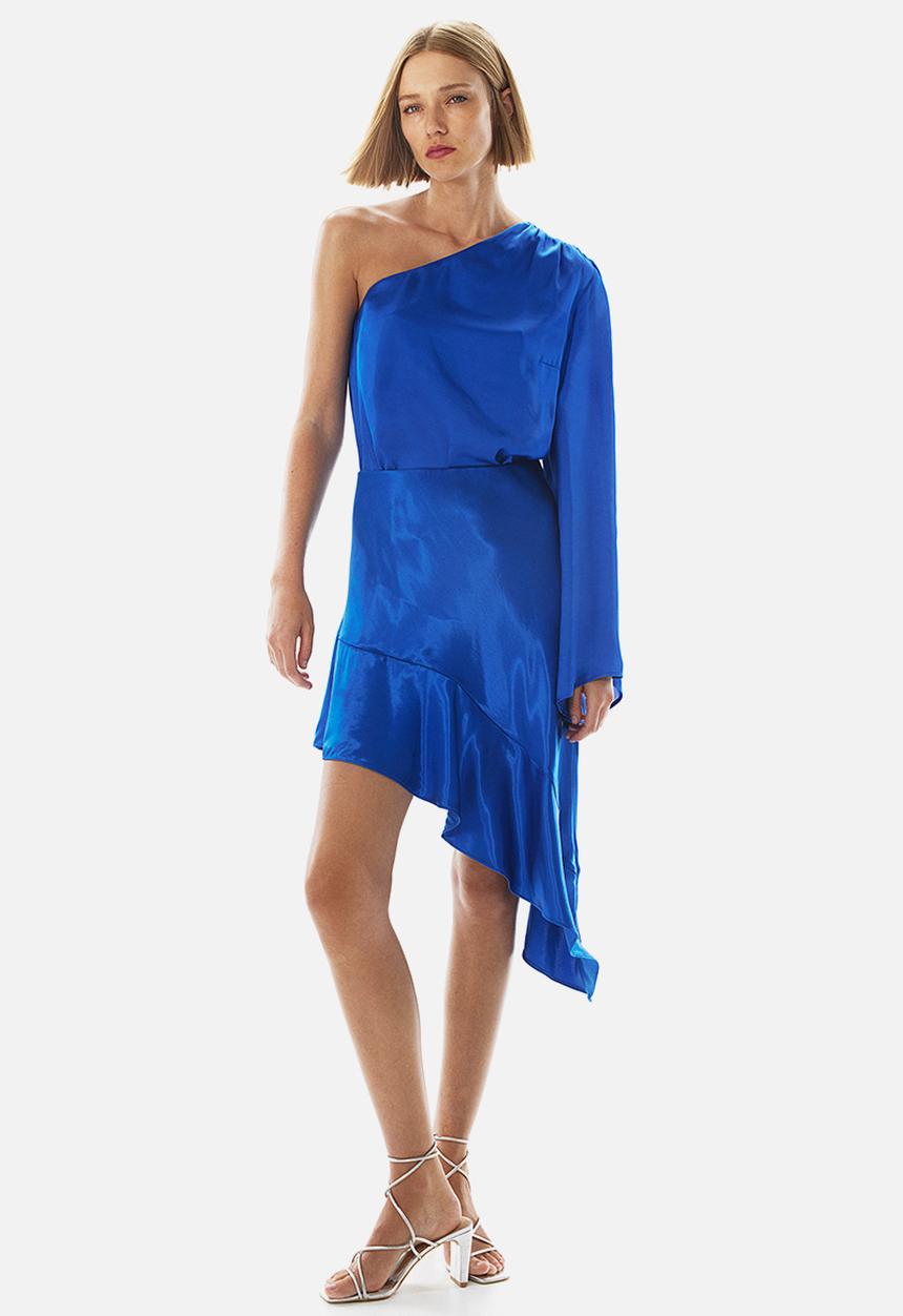 H&M - One-shoulder blouse - blue
