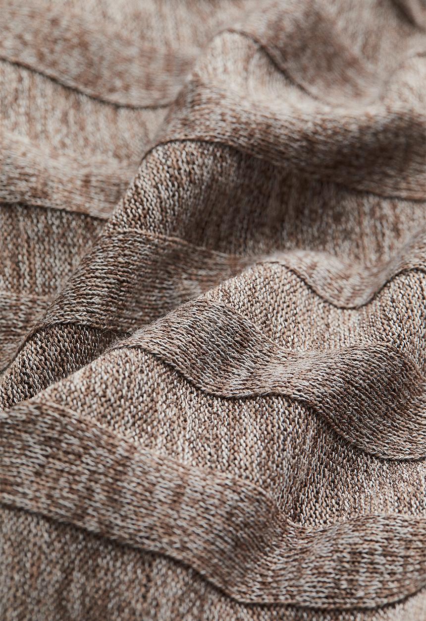 H&M - Rib-knit dress - beige