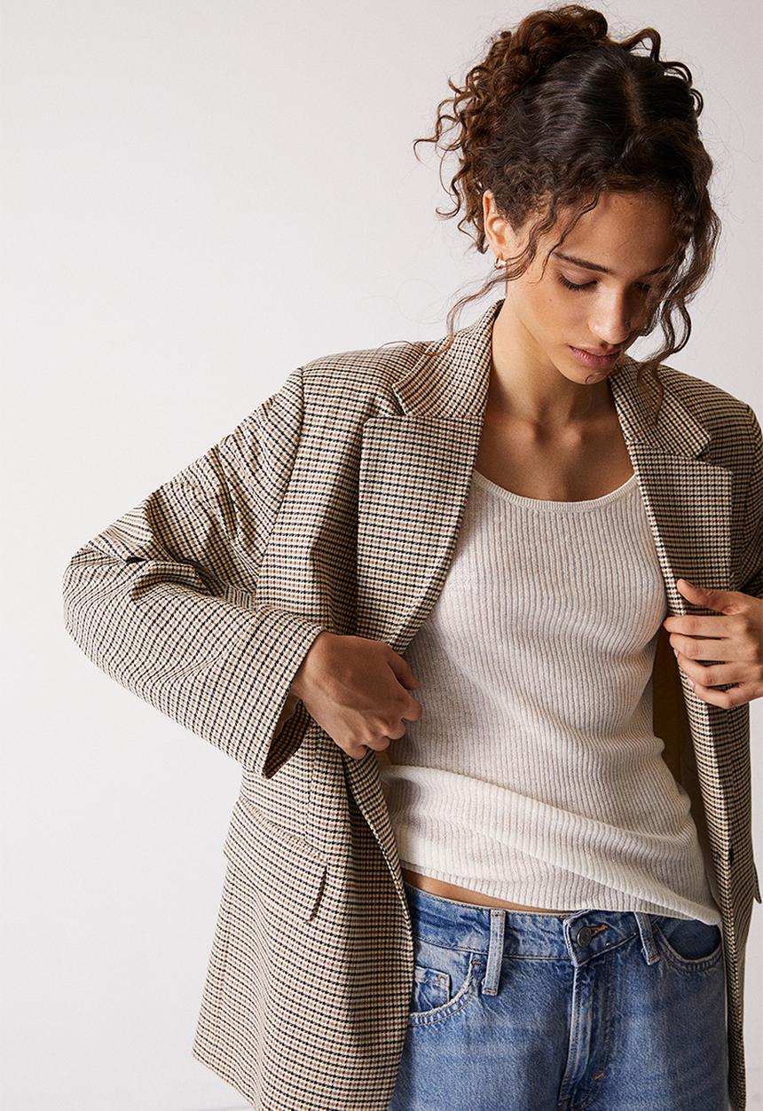 H&M - Oversized blazer - brown
