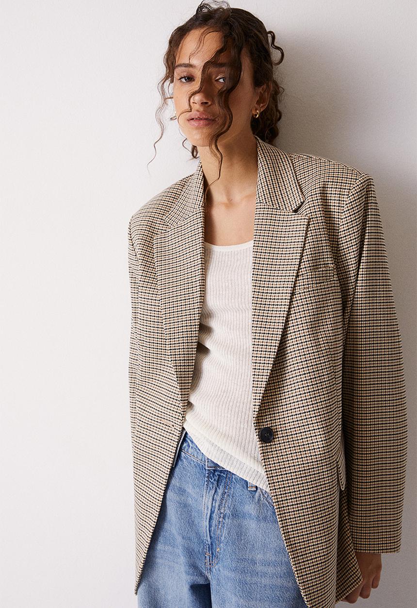 H&M - Oversized blazer - brown