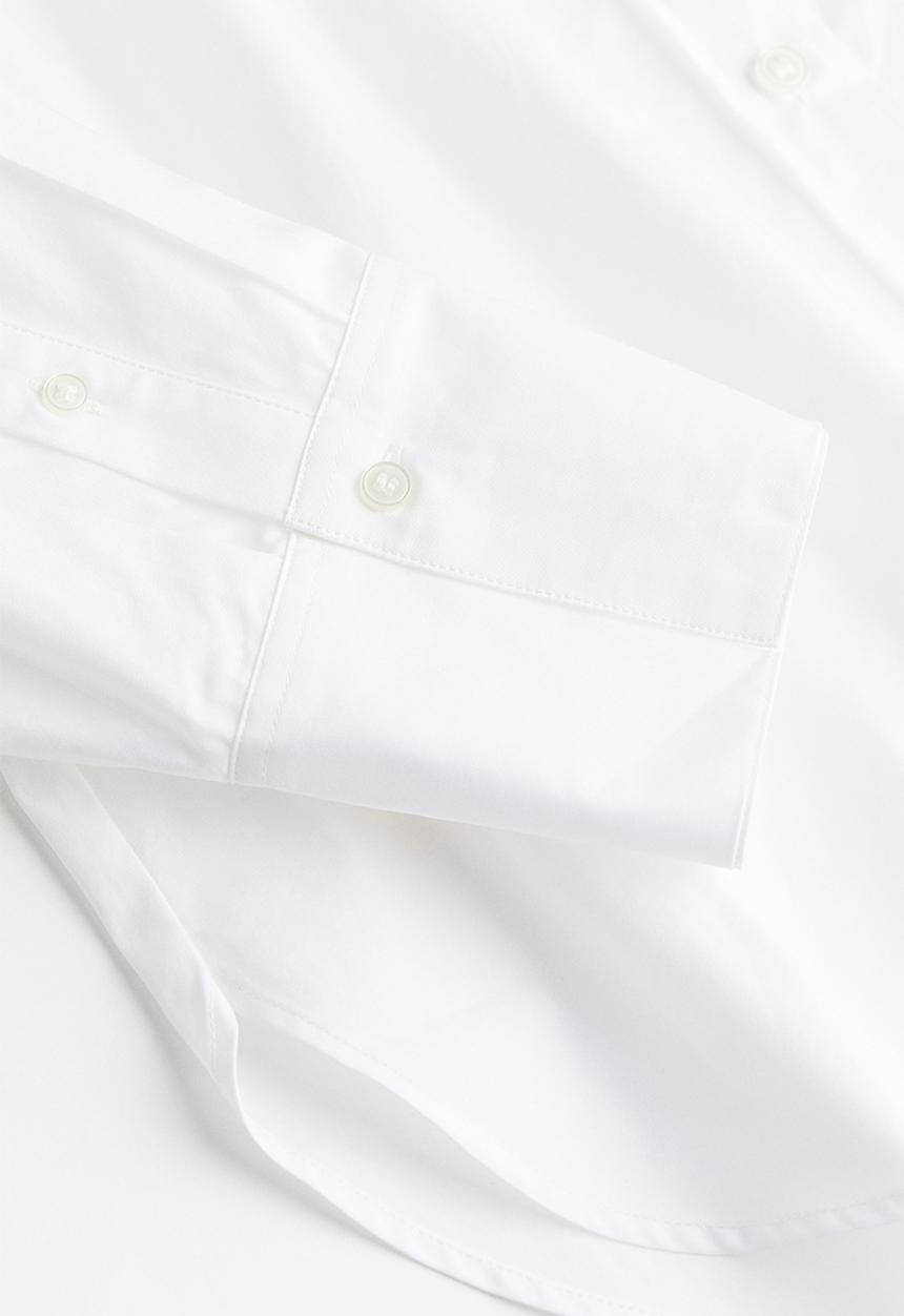 H&M - Oversized cotton shirt - white