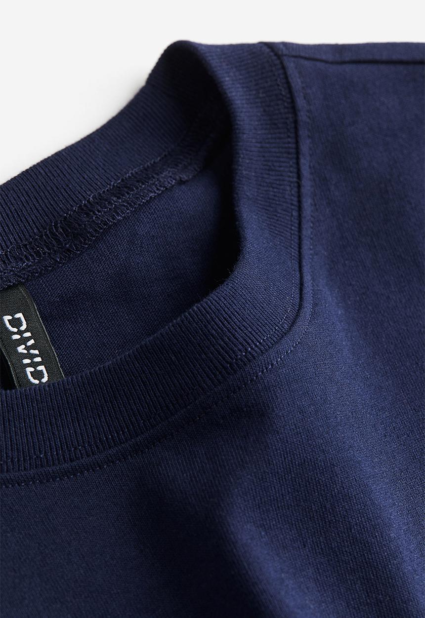 H&M - Oversized printed t-shirt - navy