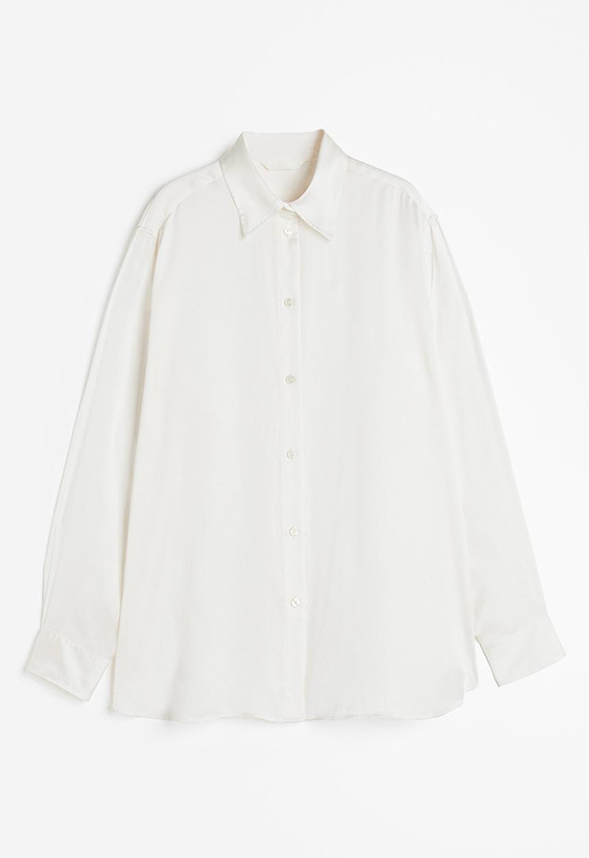 H&M - Oversized blouse - white