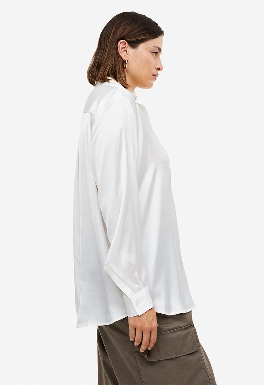 H&M - Oversized blouse - white