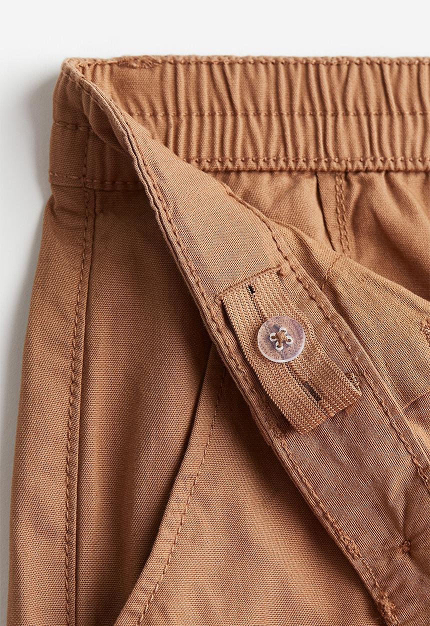 H&M - Wide cargo trousers - brown