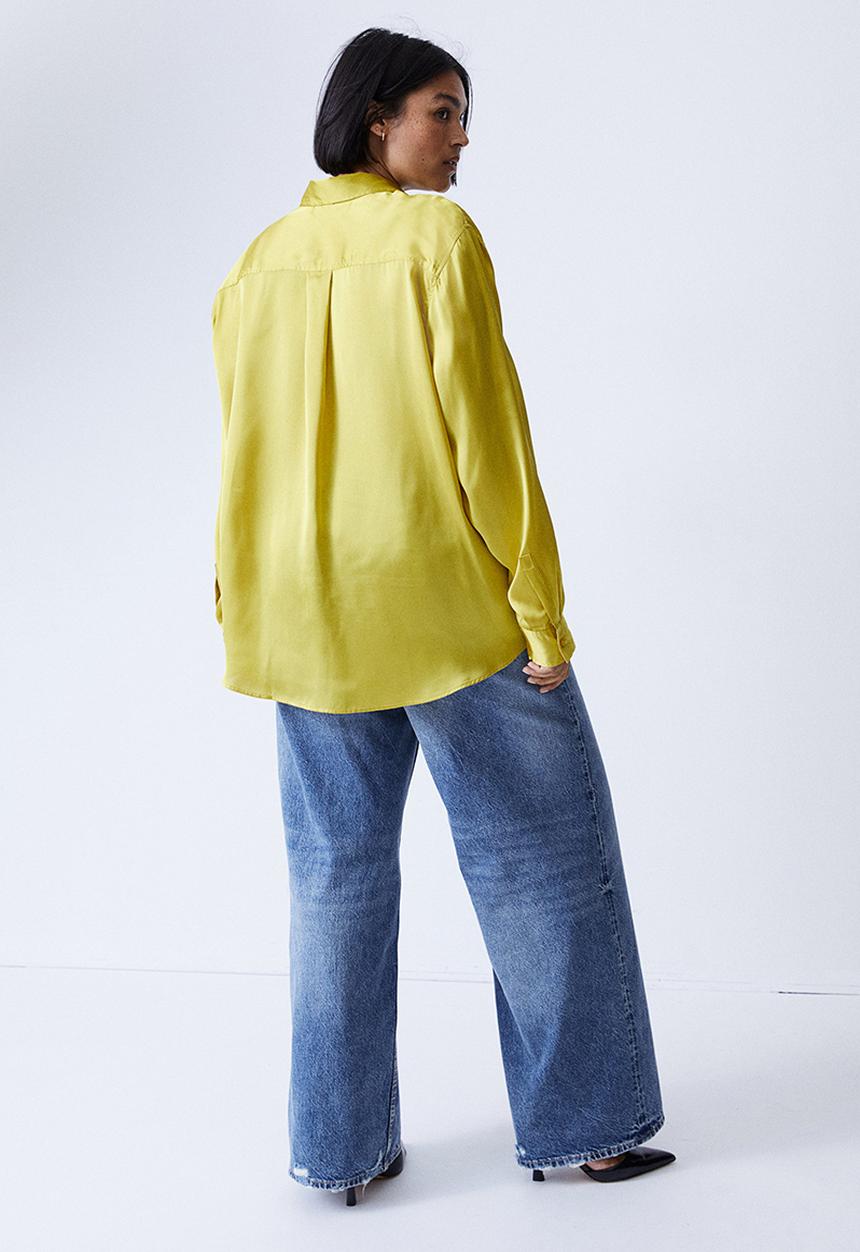 H&M - Oversized blouse - yellow